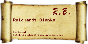 Reichardt Bianka névjegykártya